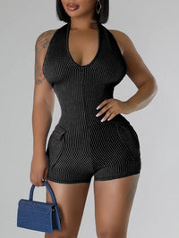 Halter Cargo Romper