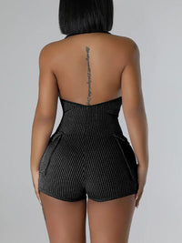 Halter Cargo Romper