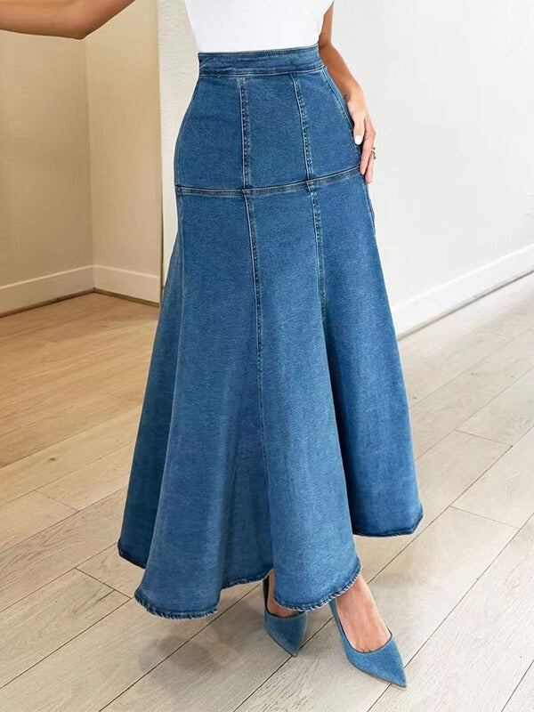 Mermaid Denim Skirt