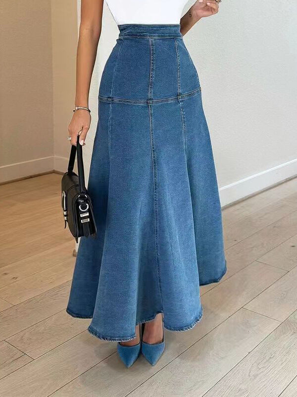 Mermaid Denim Skirt