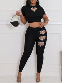 Heart Studded 2PC Set