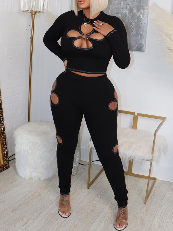 Ribbed Cutout 2PC Set