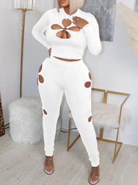 Ribbed Cutout 2PC Set