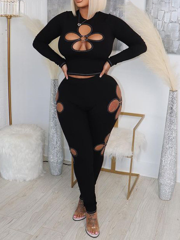 Ribbed Cutout 2PC Set