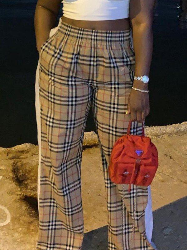 Bellizimos Plaid Combo Pants