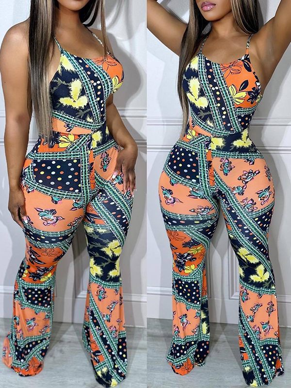 Printed Cami Jumpsuit