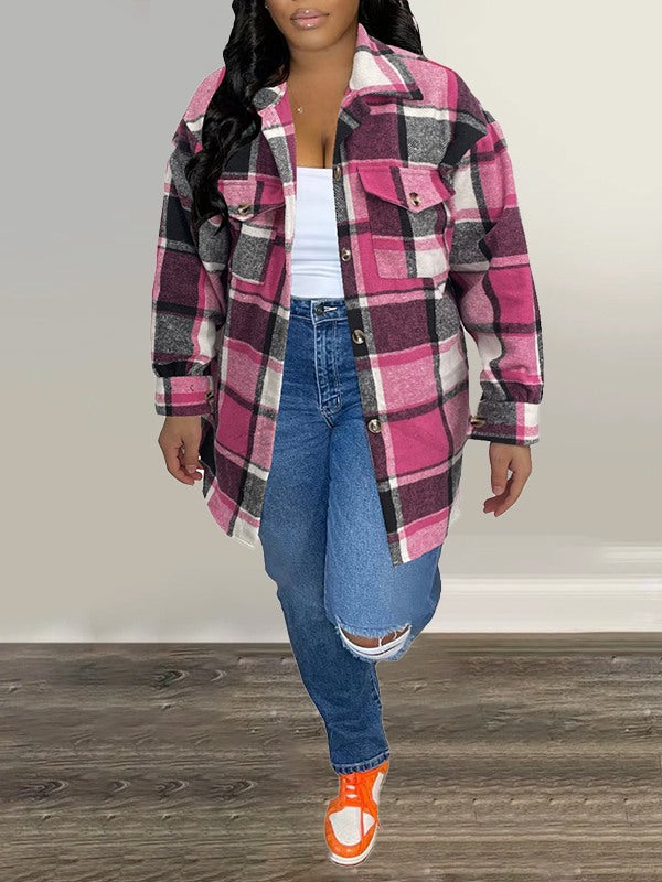 Plaid Shirt Jacket