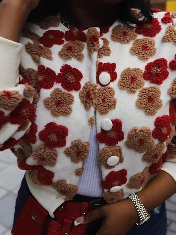 Floral Bomber Jacket