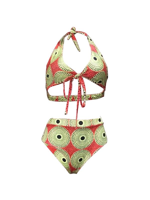 Bellizimos African Print Bikini With Cover