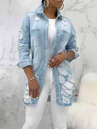 Distressed Denim Jacket